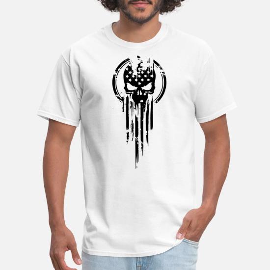 american warrior flag skull military